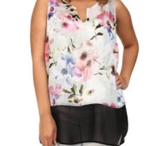 DKNY Jeans Floral Blouse